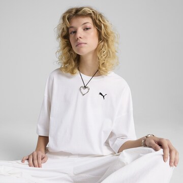 PUMA Performance shirt 'Wardrobe Ess' in White