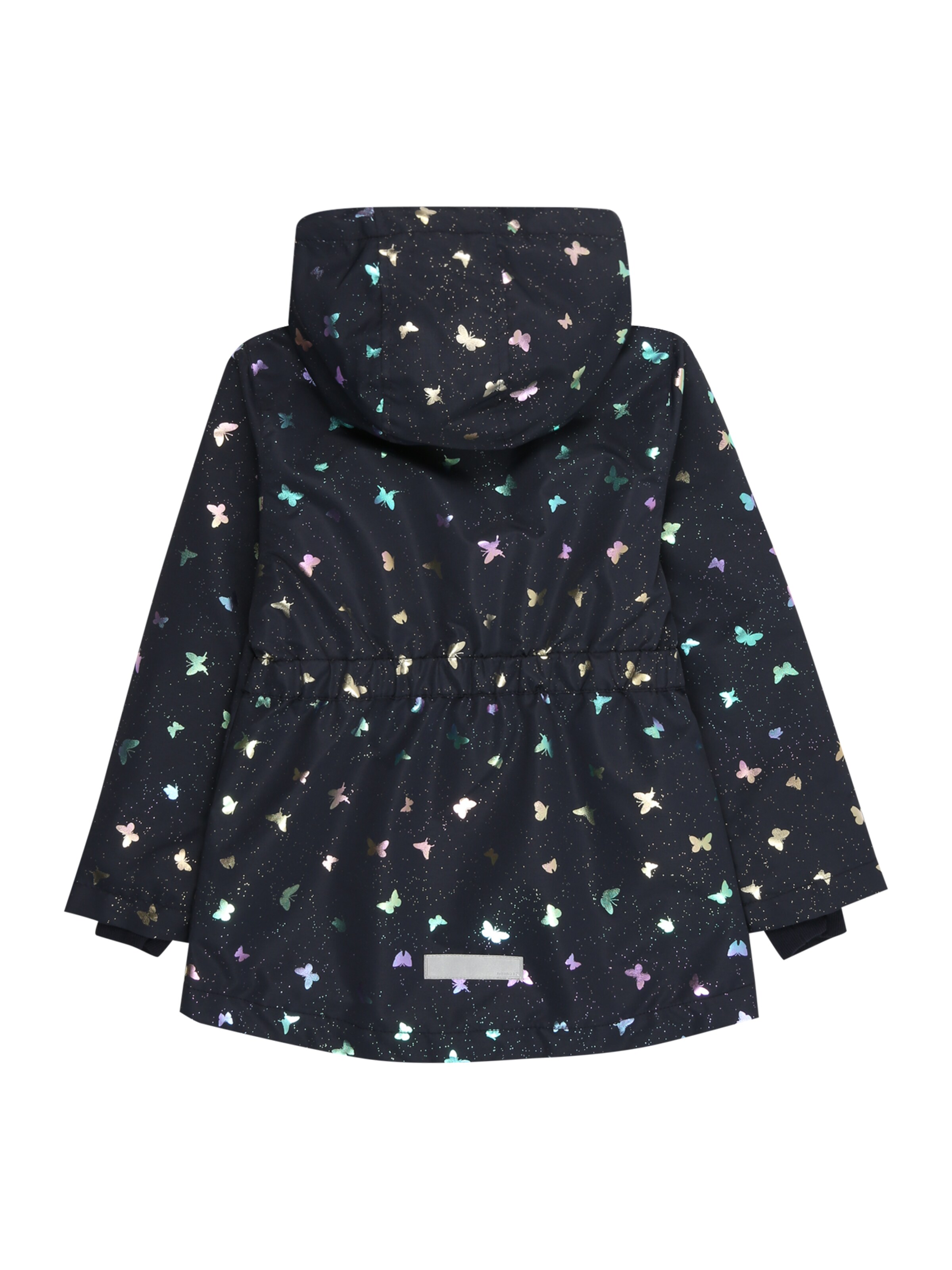 NAME IT - Chaqueta de entretiempo 'NMFMAXI LI JACKET FOIL AOP' en azul