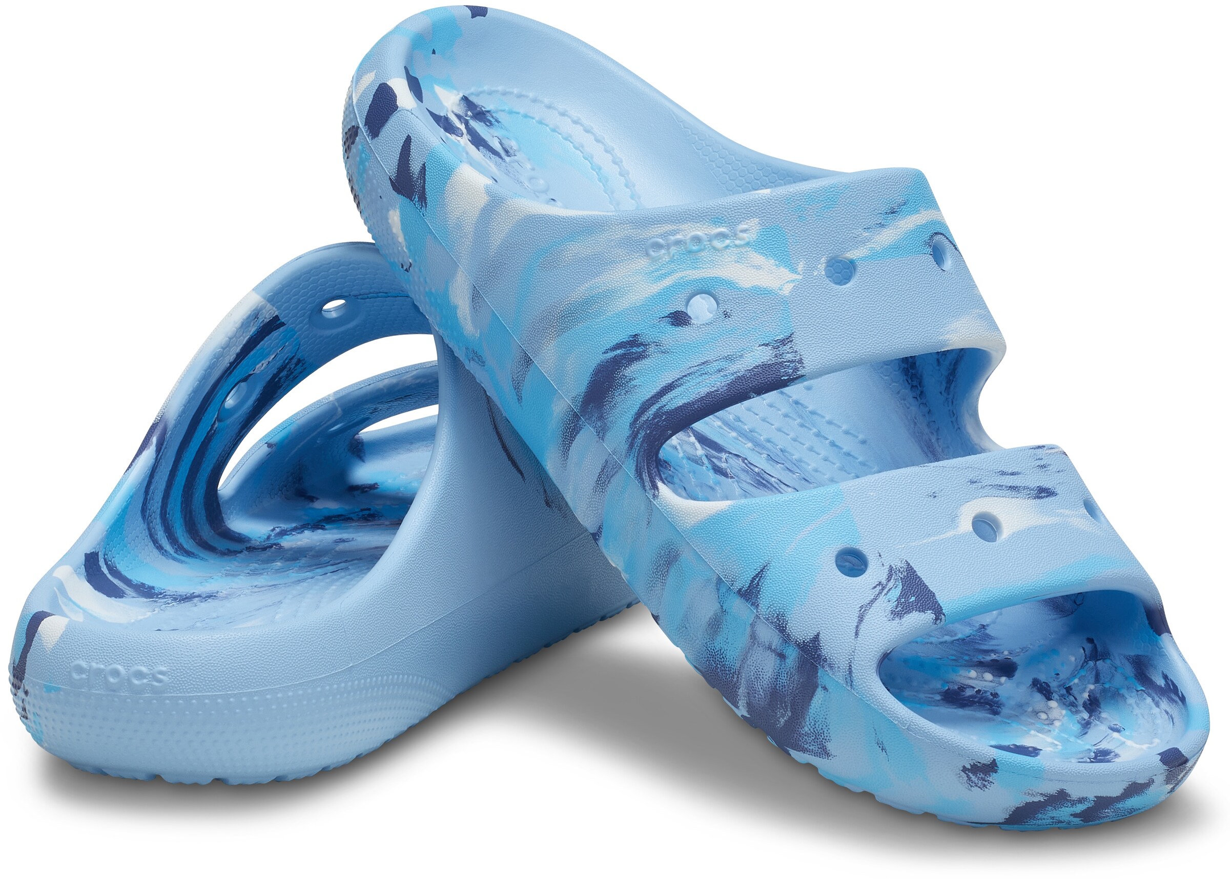 Crocs Pantolette in Blau