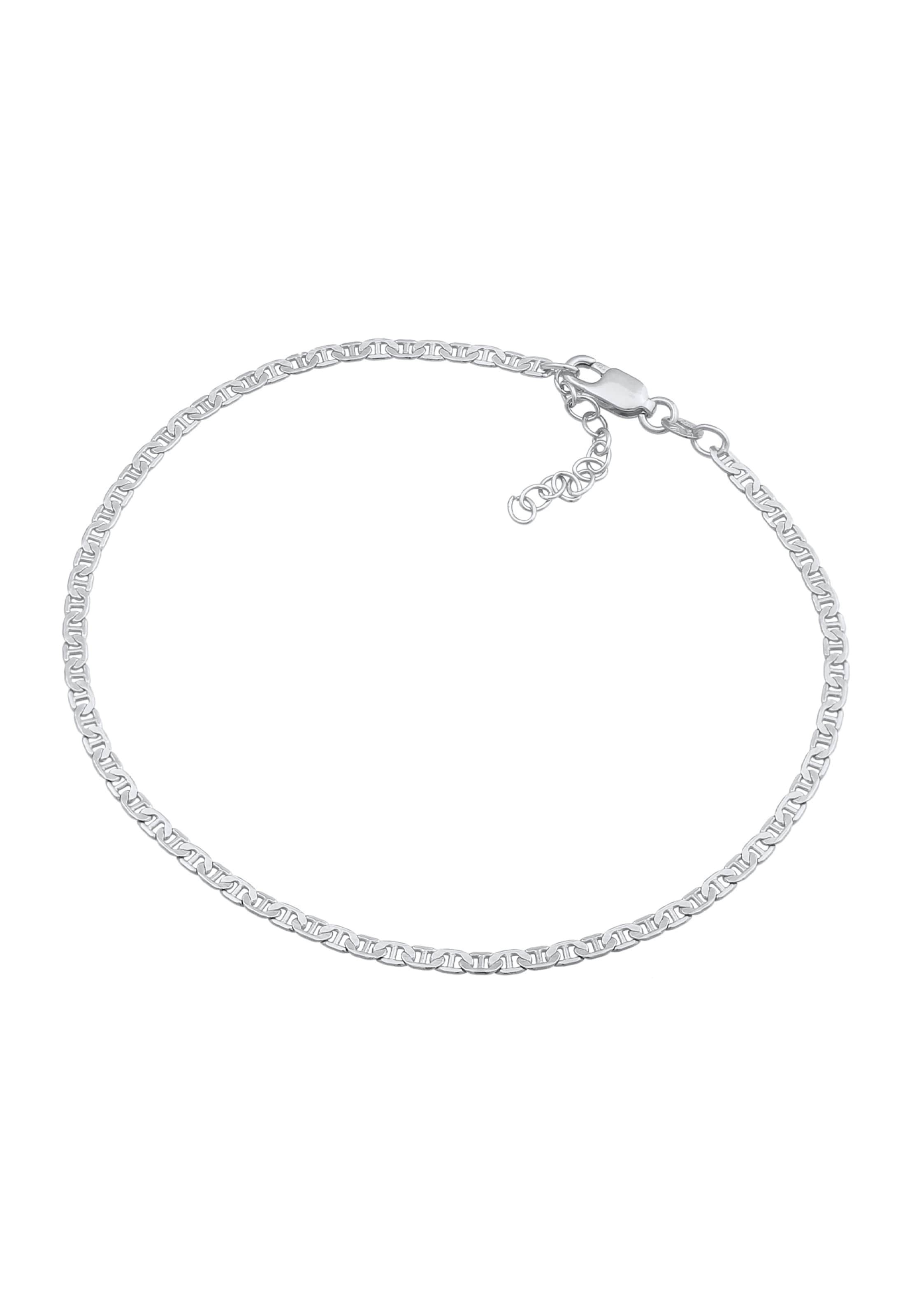 ELLI Fußschmuck Basic Fußkettchen in Silber