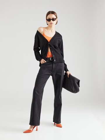Banana Republic Knit Cardigan 'FOREVER' in Black