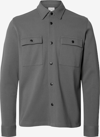 SELECTED Regular Fit Välikausitakki 'SLHJackie' värissä harmaa: etupuoli
