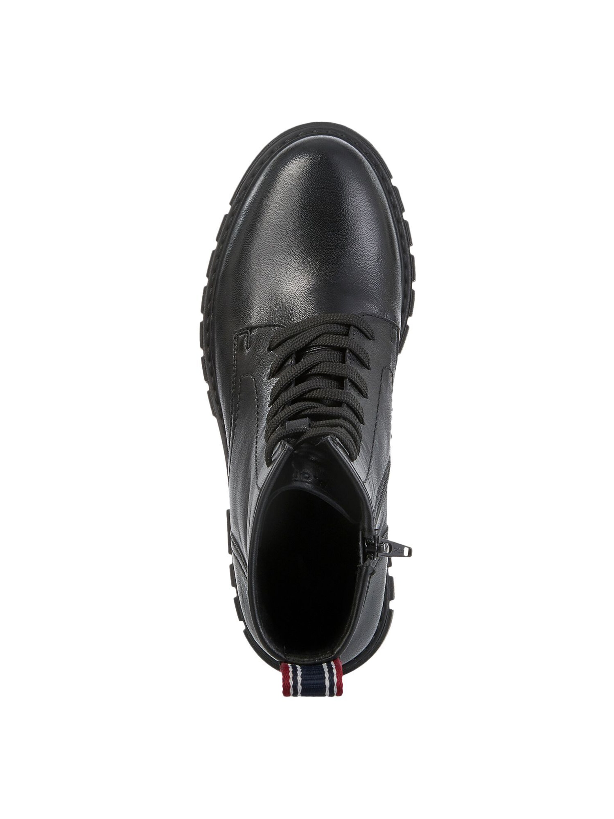 s.Oliver Schnürstiefelette in Schwarz