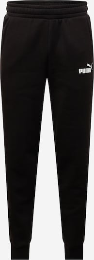 Pantaloni sport PUMA pe negru / alb, Vizualizare produs