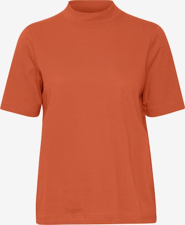 ICHI T-Shirt 'RANIA' in Orange: predná strana