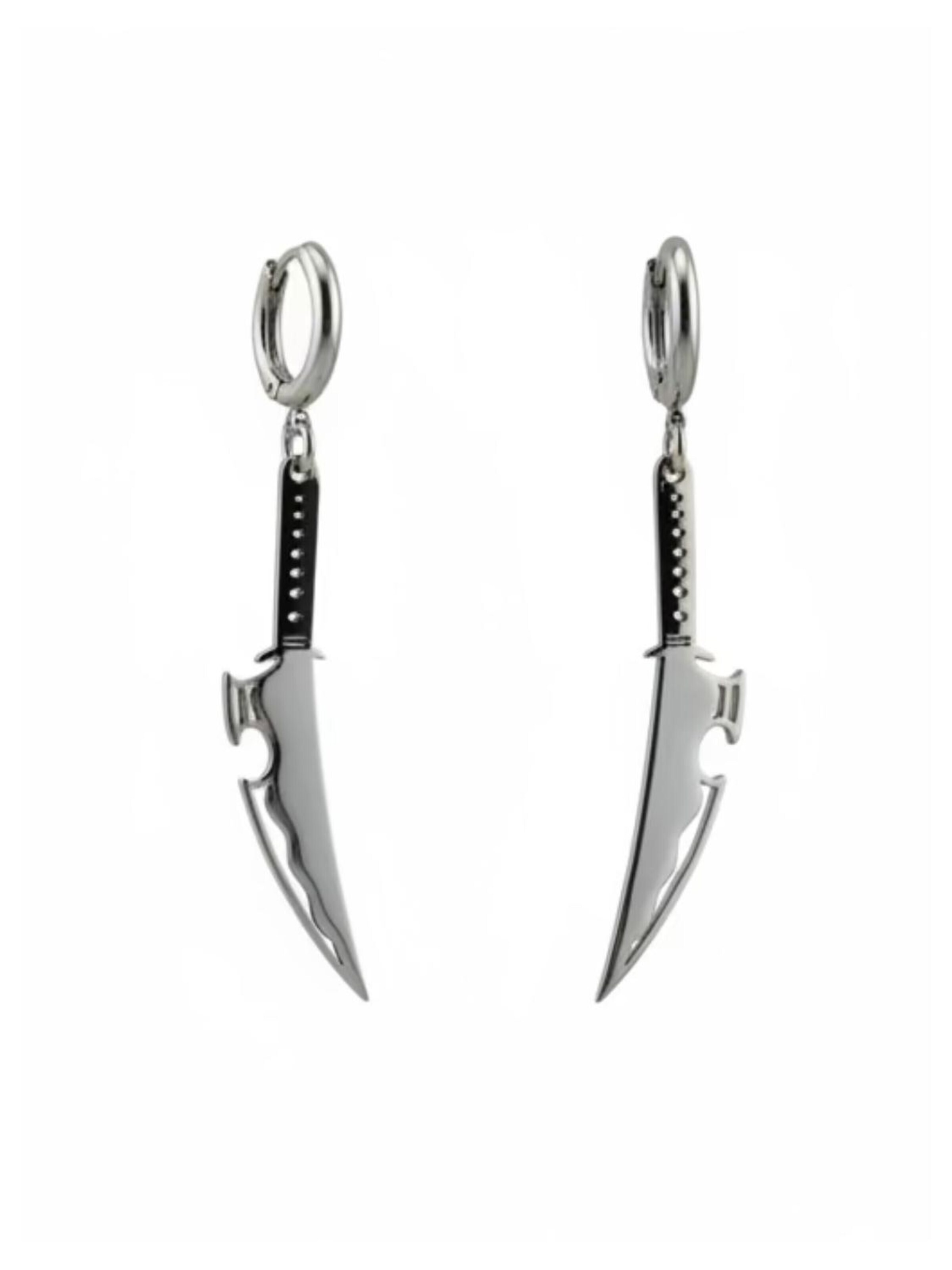 Prettysmarttwins Earrings 'Lamina' in Grey: front