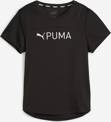 PUMA Sportshirt 'Ultrabreathe' in Schwarz: Vorderseite