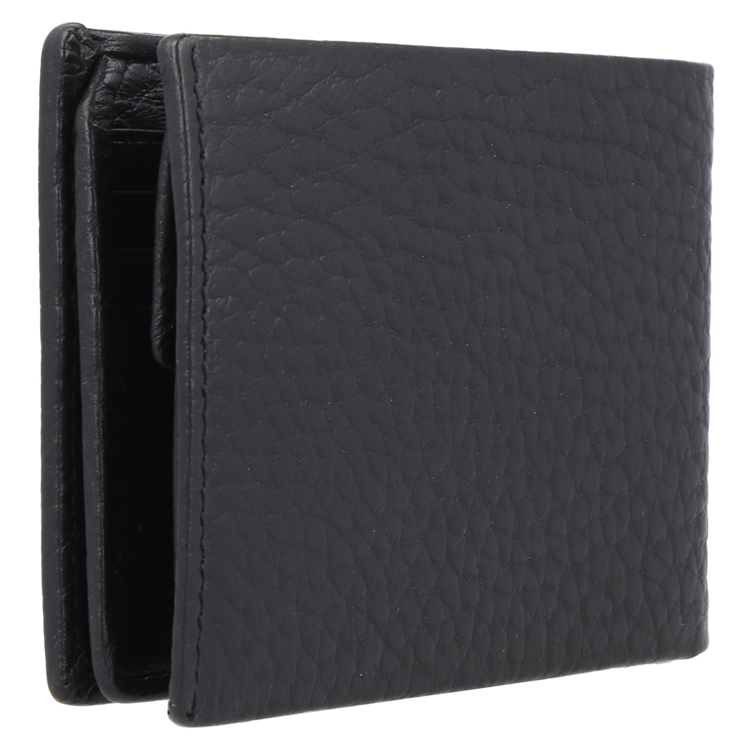 Portamonete 'Yannik' di Braun Büffel in nero