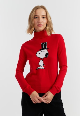 Pull-over 'Hat Snoopy' Chinti & Parker en rouge : devant