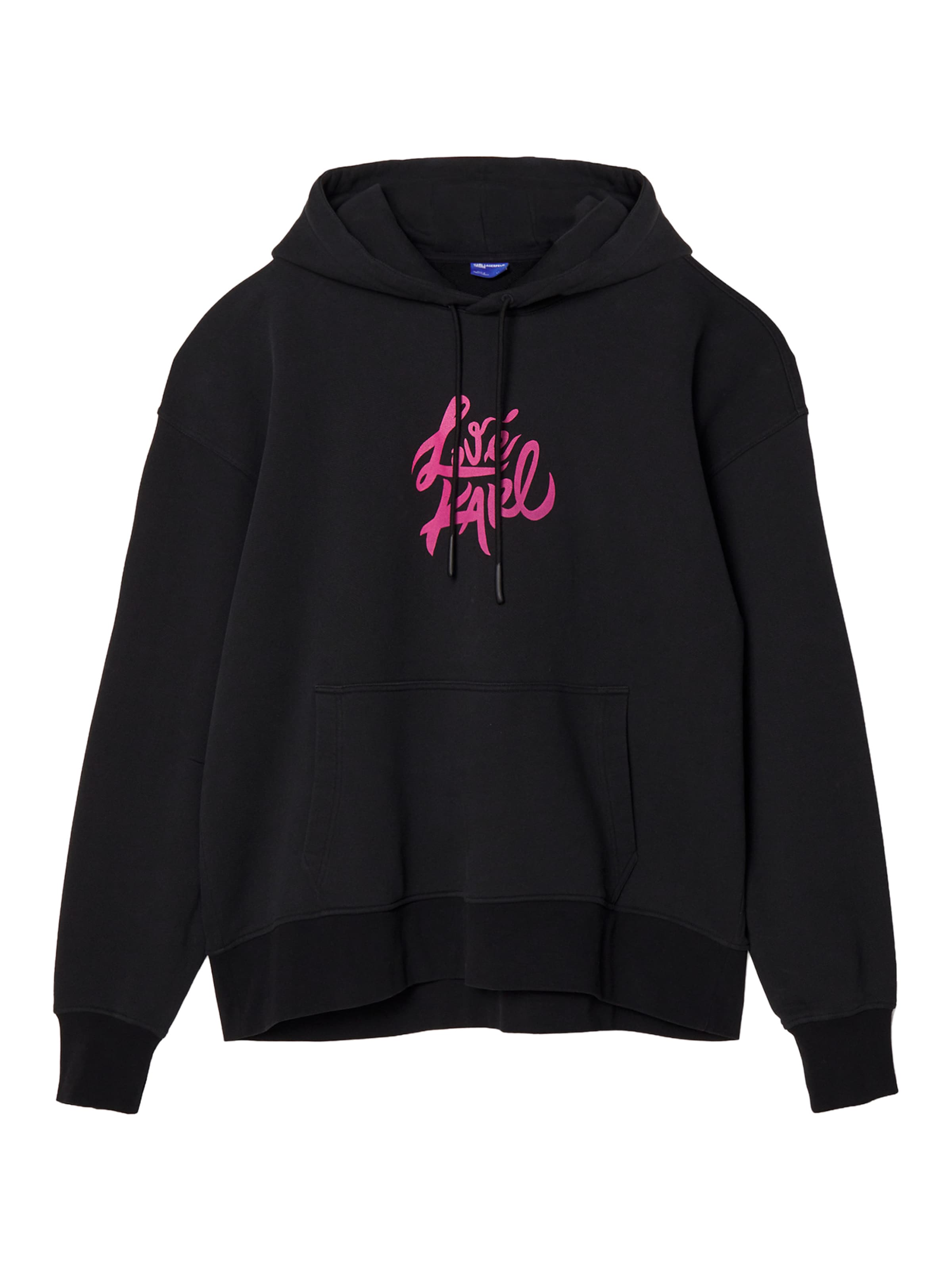 KARL LAGERFELD JEANS Μπλούζα φούτερ 'KLJ X ATELIER' σε μαύρο: μπροστά