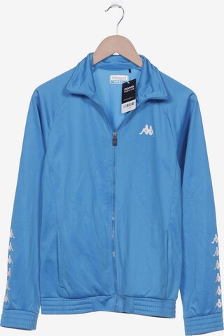 KAPPA Sweatshirt & Zip-Up Hoodie in S in Blue: front