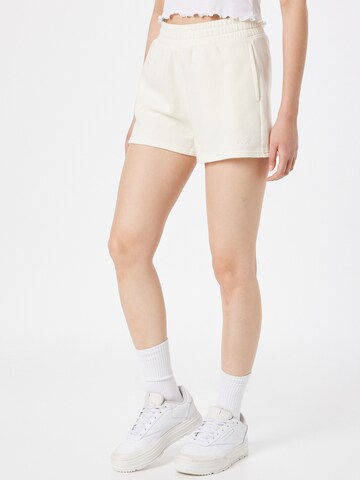 regular Pantaloni di HOLLISTER in bianco: frontale