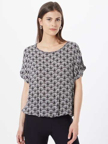 Kaffe - Blusa 'Edita' en negro: frente