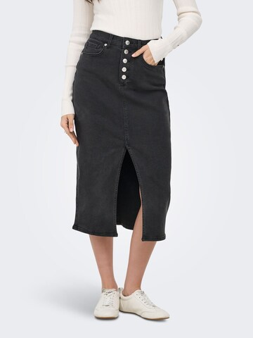 Jupe 'ONLSilja' ONLY en noir : devant