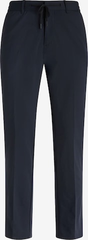 Coupe slim Pantalon à plis Boggi Milano en bleu : devant