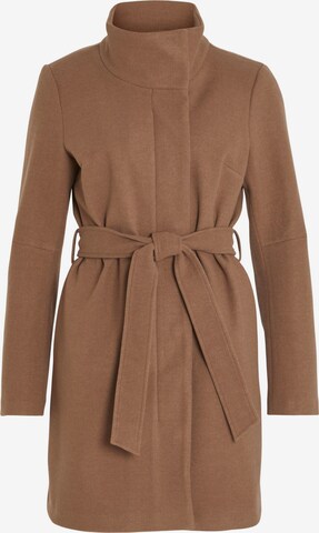 VILA Between-Seasons Coat in Brown: front