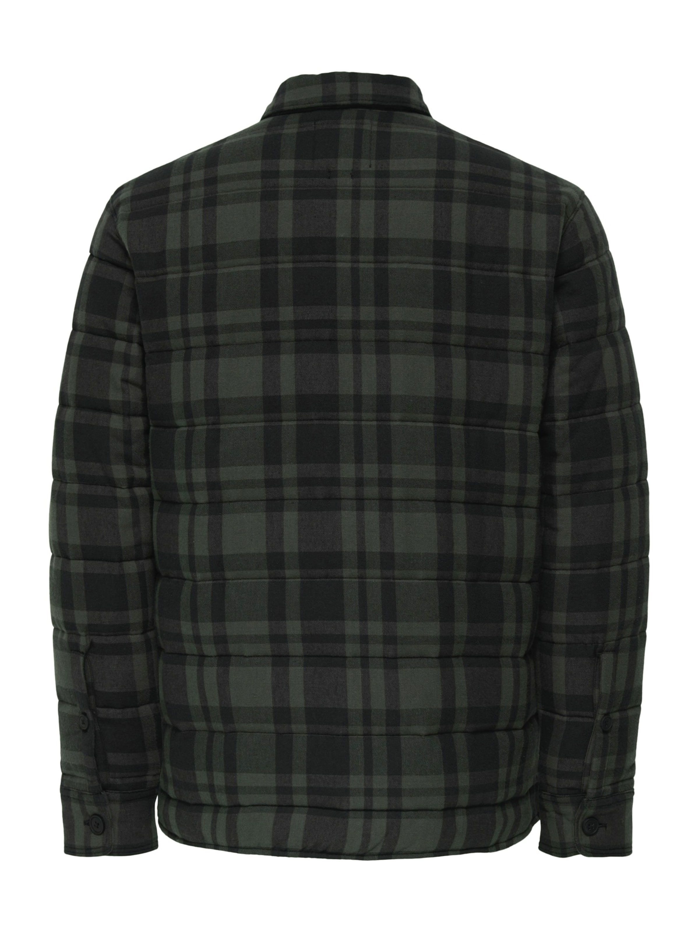 Only & Sons Демисезонная куртка 'ONSGudmund' в Зеленый