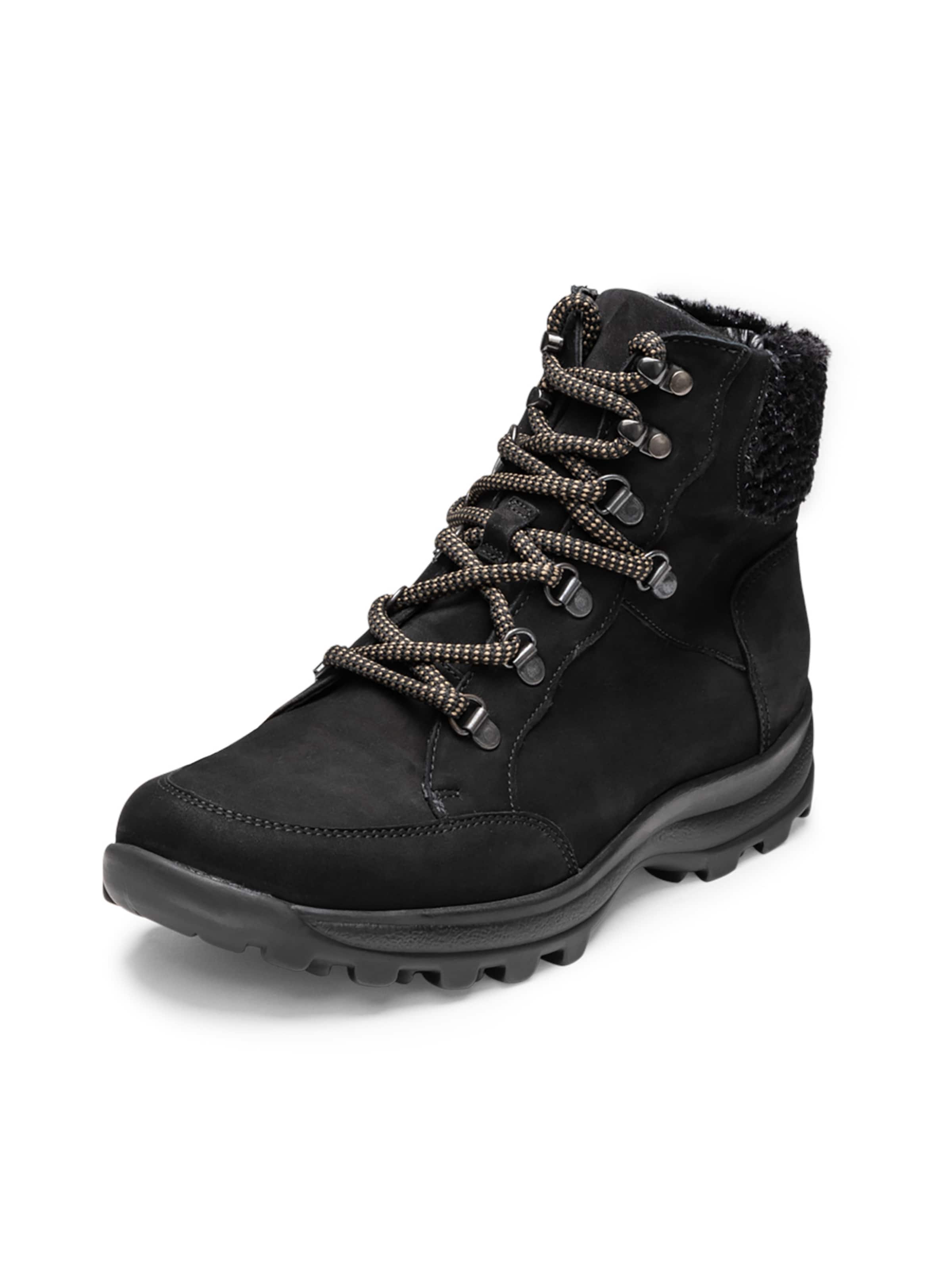 Stivaletto stringato di VITAFORM in nero: frontale