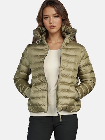 No. 1 Como Winterjacke 'CAPO' in Grün: Vorderseite