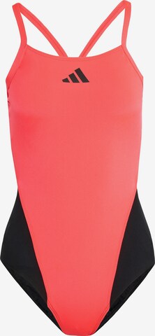 Costume intero sportivo 'Ripsteam Team' di ADIDAS PERFORMANCE in rosso: frontale