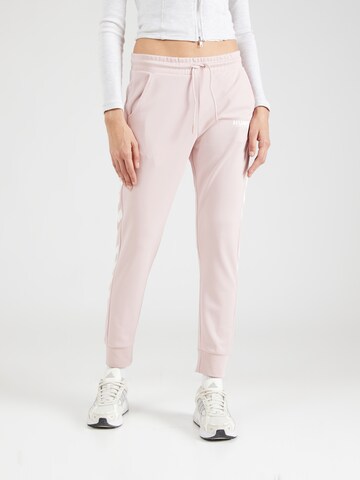 Tapered Pantaloni sportivi 'Legacy' di Hummel in rosa: frontale