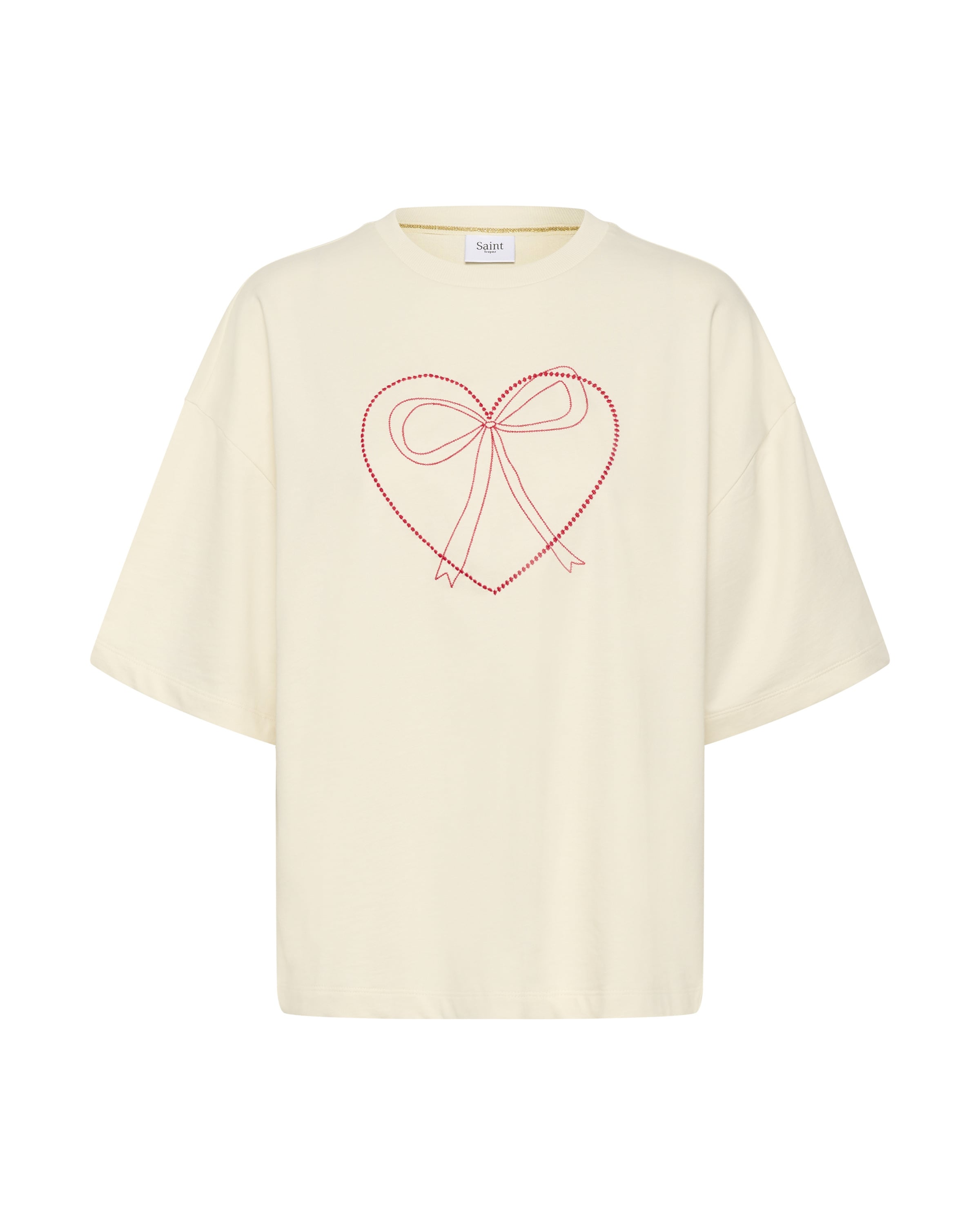 T-shirt 'PextonSZ SS' SAINT TROPEZ en beige : devant