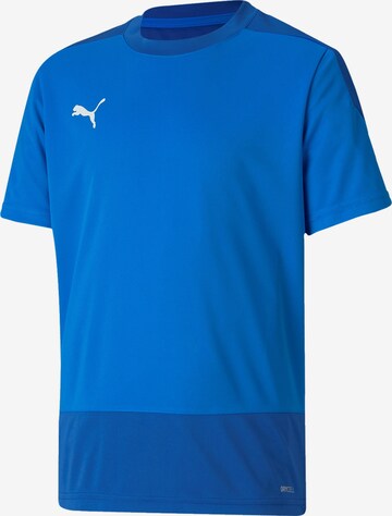 PUMA Performance Shirt 'Team Goal' in Blue: front