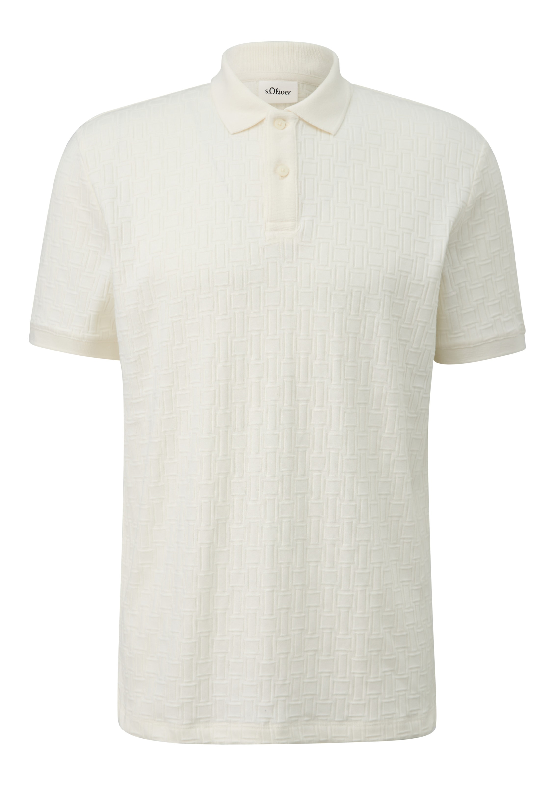 s.Oliver Poloshirt in Beige: Vorderseite