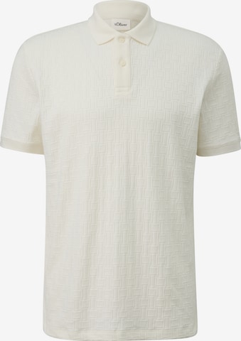 s.Oliver Poloshirt in Beige: Vorderseite