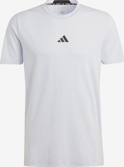 ADIDAS PERFORMANCE T-Shirt fonctionnel 'Designed for Training' en bleu clair / noir, Vue avec produit