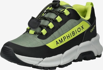 GEOX Trainers in Green: front