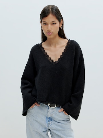 EDITED Sweater 'Amanda' in Black: front