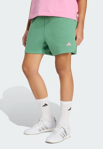 Loosefit Pantalon de sport ADIDAS SPORTSWEAR en vert : devant