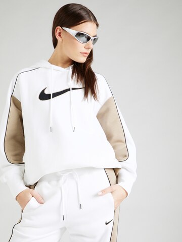 Nike Sportswear Sweatshirt i vit: framsida