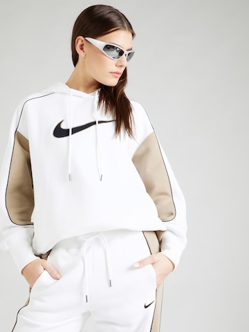 balta Nike Sportswear Megztinis be užsegimo: priekis