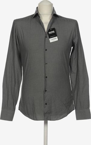 JAKE*S Button Up Shirt in XS in Grey: front