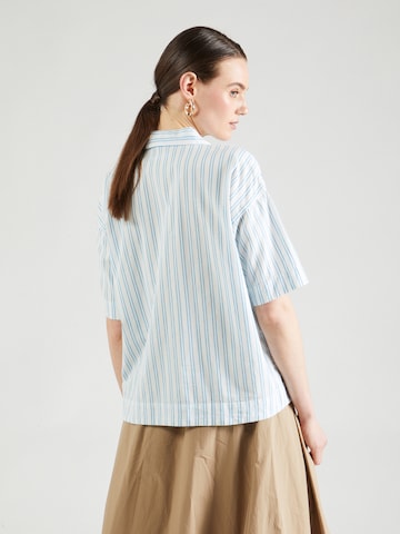 KnowledgeCotton Apparel Blouse in Wit