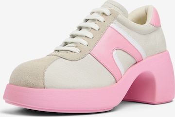 CAMPER Lace-Up Shoes 'Thelma' in Beige: front
