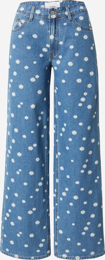 Jeans 'Daze Dreaming' florence by mills exclusive for ABOUT YOU pe albastru denim / alb, Vizualizare produs