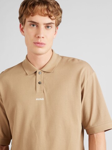 HUGO Poloshirt 'Dangula' in Braun