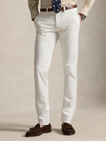 Polo Ralph Lauren Слим Брюки-чинос 'BEDFORD' в Белый: спереди