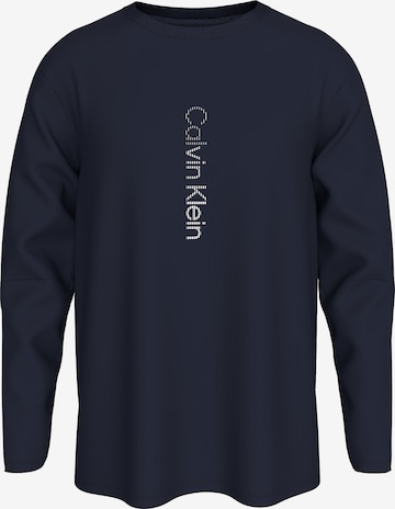 T-Shirt Calvin Klein en bleu : devant
