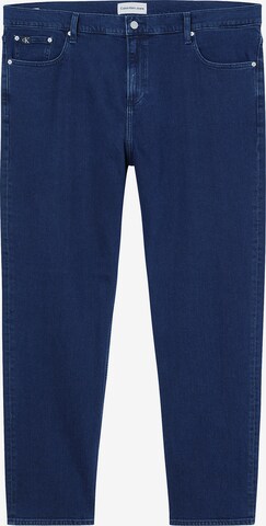 Calvin Klein Big & Tall Tapered Jeans in Blue: front