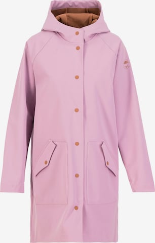 Blutsgeschwister Raincoat 'Softriese' in Pink: front