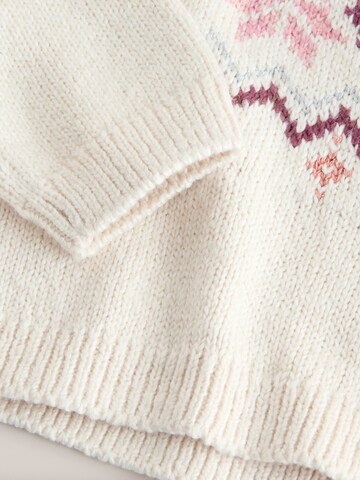 NextPulover 'Christmas Fairisle' - bež boja