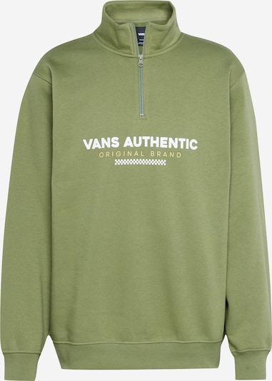 VANS Sweatshirt in de kleur Beige / Donkergroen / Wit, Productweergave