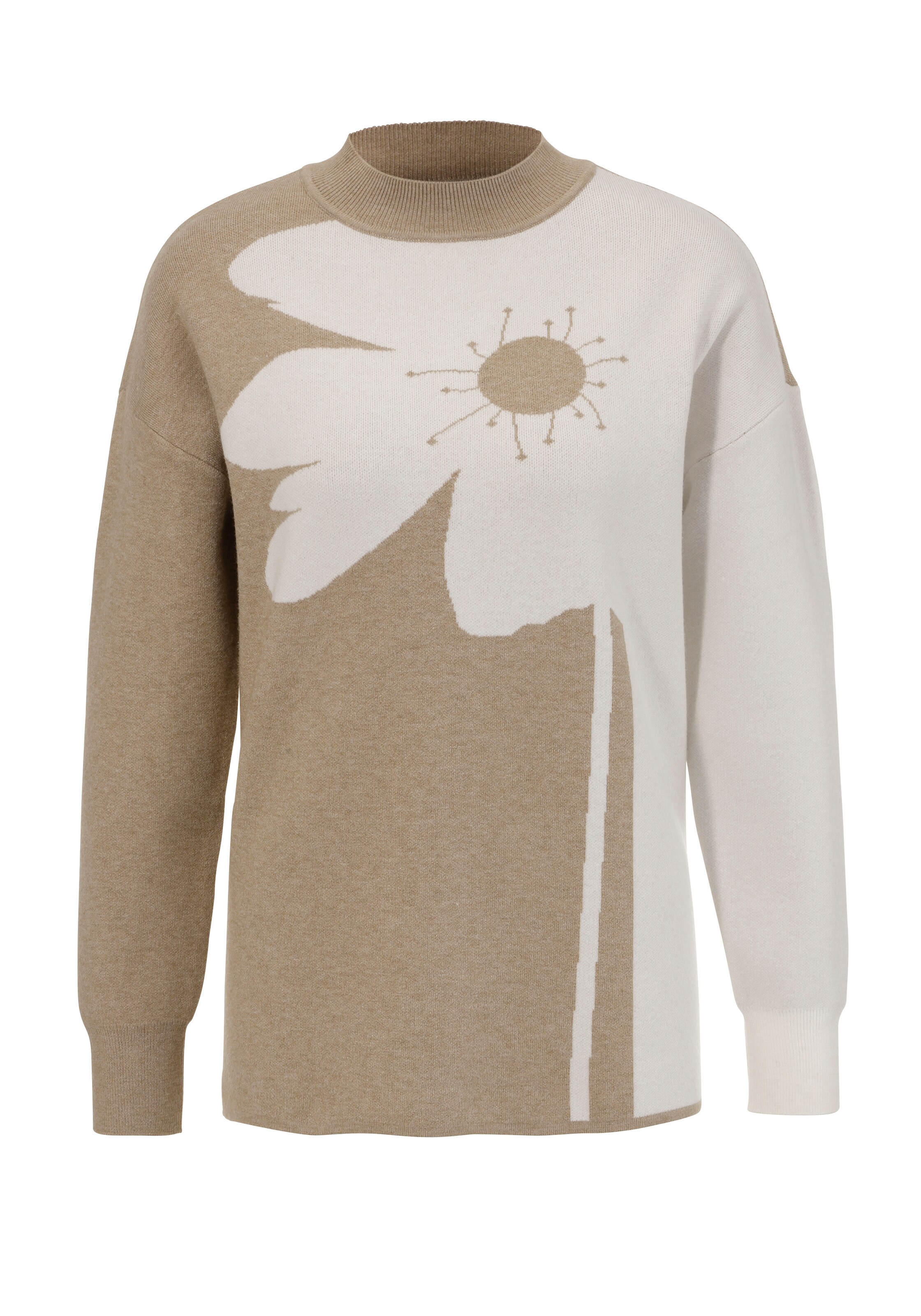 Aniston SELECTED Pullover in Beige: Vorderseite