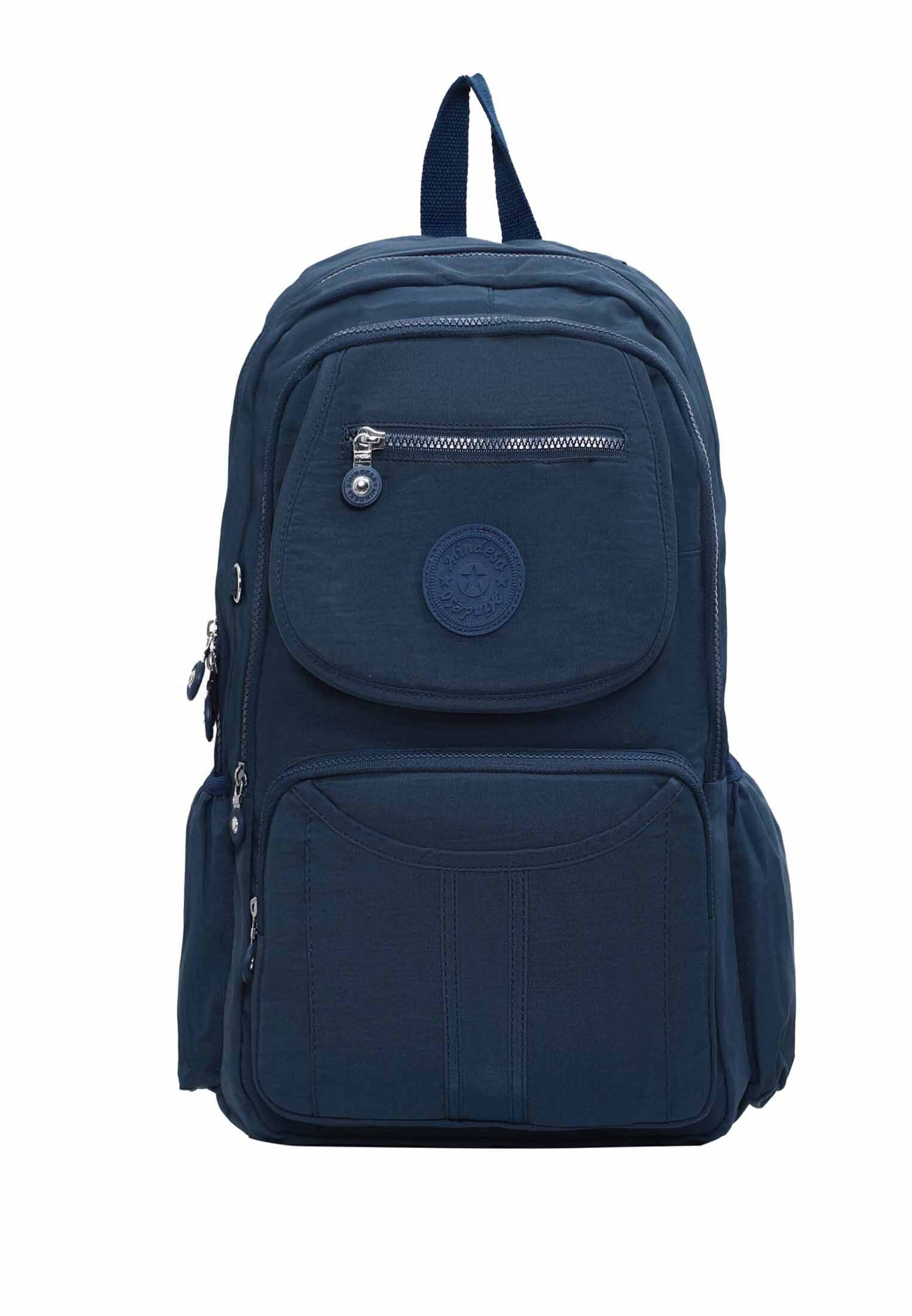 Mindesa - Mochila em azul: frente