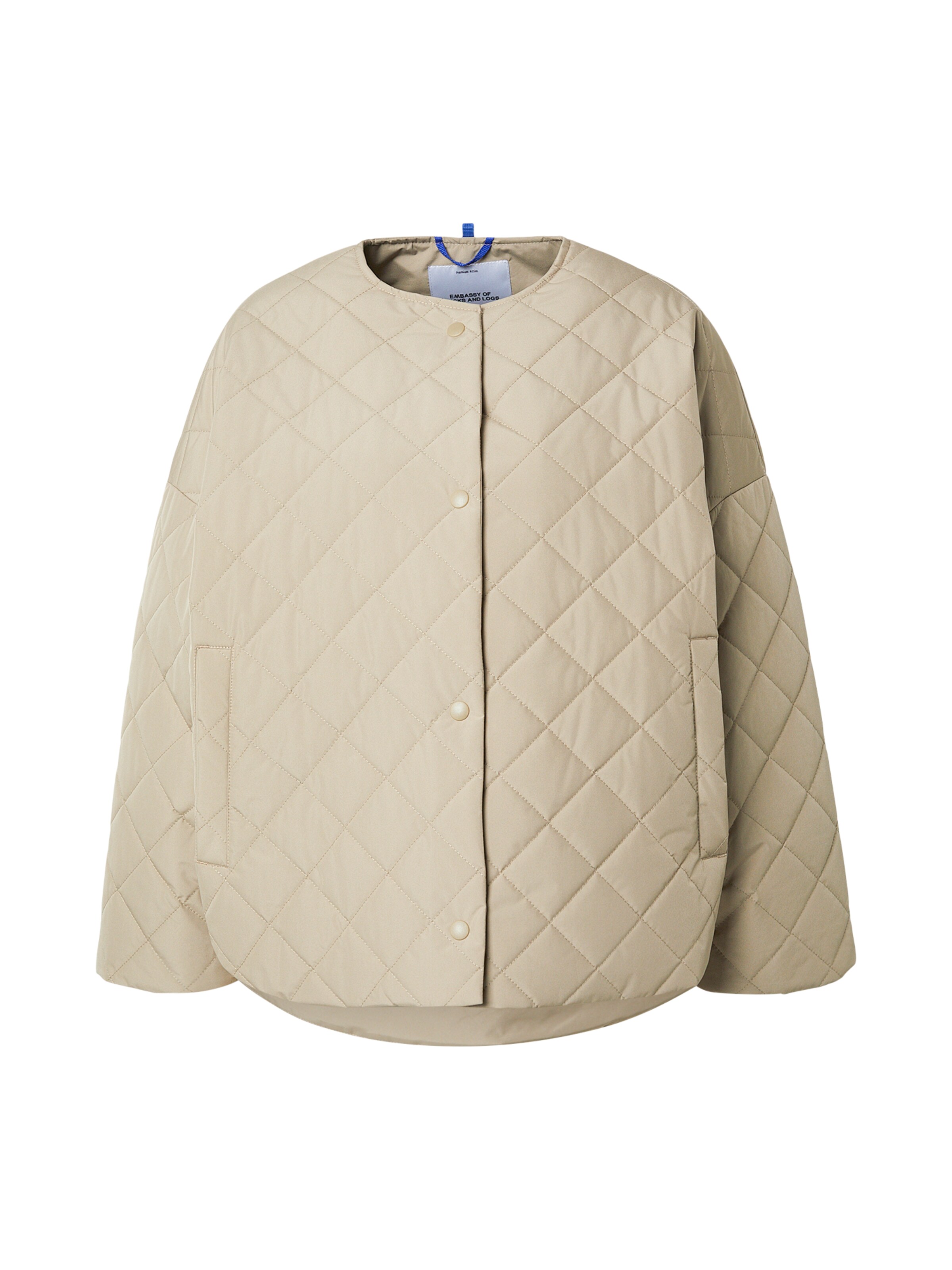 Geacă de primăvară-toamnă 'Mona' de la Embassy of Bricks and Logs pe verde: față