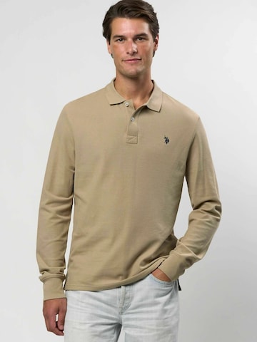 U.S. POLO ASSN. Klasický střih Košile ' Brett ' – béžová: přední strana